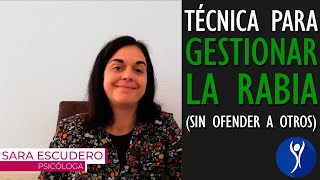 Técnica para gestionar la rabia 😤sin molestar a los demás [upl. by Tatiana]