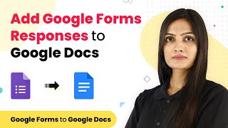 Google Forms to Google Docs  Add Google Forms Responses to Google Docs [upl. by Cohe]