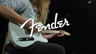 Fender American Performer Telecaster RW Satin Sonic Blue  Gear4music demo [upl. by Nehte566]