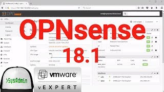 How to Install and Configure OPNsense Firewall 181  Review on VMware Workstation 2018 [upl. by Nosliw]