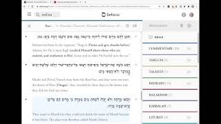 Using Sefaria to Translate Biblical Hebrew to English [upl. by Chancelor]