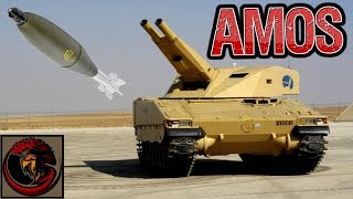 Advanced Mortar System AMOS  Twin Barrel 120mm Mortar [upl. by Elly]