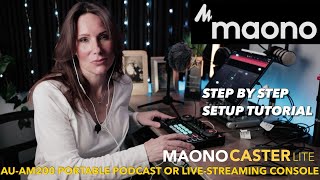 Maonocaster Lite Setting Up Your Livestream Or Podcast [upl. by Markos]