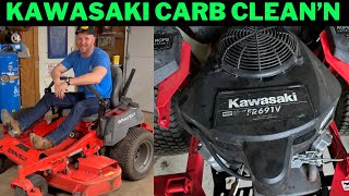 Kawasaki Carburetor Cleaning FR691V [upl. by Byran]