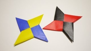 手裏剣の折り方  How to make an origami ShurikenNinja Star折り紙 おりがみ ORIGAMI [upl. by Bald]