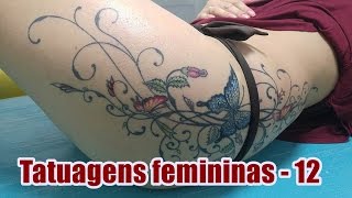 Tatuagens femininas  12 Tatuagens grandes By Jackson Baltazar Moraes [upl. by Hukill158]