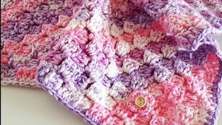 How to crochet c2c blanket CORNER to CORNER [upl. by Trip]