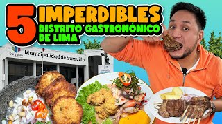 EL DISTRITO GASTRONÓMICO DEL PERÚ  ¿Dónde comer en Lima [upl. by Alrzc]