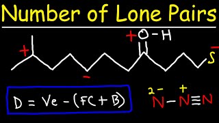 How To Identify The Number of Lone Pairs on an Atom Using Formal Charge [upl. by Correna]