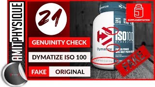 Is your Dymatize ISO 100 FAKE  ISO 100 DYMATIZE FAKE OR REAL [upl. by Alih]