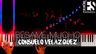 Bésame Mucho  Consuelo Velázquez Piano Tutorial  Eliab Sandoval [upl. by Nuahsyd593]