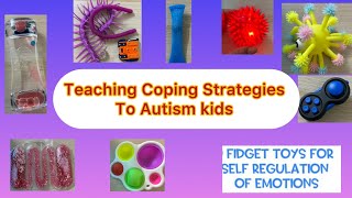 Coping Strategies for Autism l Challenging behaviors in Autistic fidgettoys autism asd autistic [upl. by Alyahs]