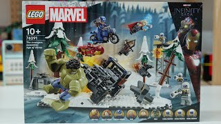 LEGO Marvel Super Heroes 76291 The Avengers Assemble Age of Ultron  LEGO Speed Build Review [upl. by Inimod619]