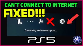 PS5 CANT CONNECT TO INTERNET PS5 Easy Fix [upl. by Asilrahc]