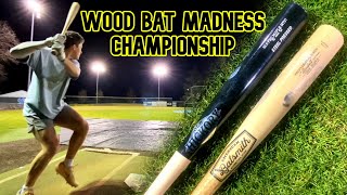 Wood Bat Madness CHAMPIONSHIP  Old Hickory MT27 Maple vs American Batsmith TS28 Birch [upl. by Tound333]