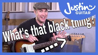 Whats That Black Thing On Justins Headstock And Why Gruv Gear Fret Wrap GG402 [upl. by Ifok617]