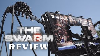 The Swarm Review Thorpe Park BampM Wing Coaster [upl. by Ahs]