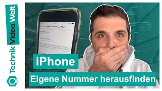 iPhone 📱 Eigene Handynummer herausfinden 🔎 [upl. by Ecyla921]