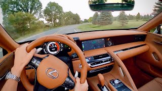 2021 Lexus LC 500 Convertible  POV Driving Impressions [upl. by Grata992]