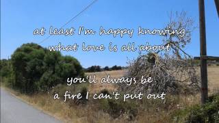 George Strait  A Fire I Cant Put Out with lyrics [upl. by Akemahc457]