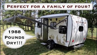 TLRV Rove Lite 14BH Travel Trailer A small camper with bunks amp a bathroom [upl. by Alehcim]