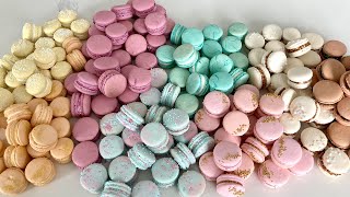 Watch Me Make 300 Macarons at HOMEHow I Used to Make 800 Worth of Macarons at My Home Based Bakery [upl. by Lemmor]