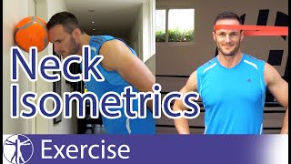 Isometric Neck Pain Exercises for aspecific Neck Pain [upl. by Aniraz]