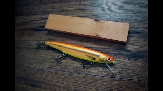 Lure making  Classic Crankbait from scrap wood [upl. by Teddy]