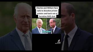 Charles and William face calls to dissolve private estates shorts [upl. by Hewie485]