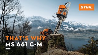 STIHL MS 661 CM  A chainsaw full of cuttingedge technologies  Thats why [upl. by Campagna313]