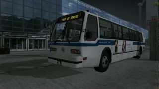 City Bus Simulator 2010  New York Gameplay 1 HD [upl. by Tannie]