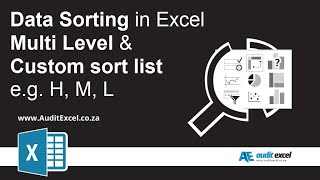 Sorting Data in Excel Multi level sorting amp custom sort lists [upl. by Nosyarg]