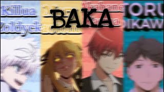 Anime characters saying “ BAKA “  TikTok [upl. by Scevo]