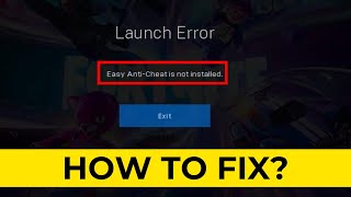 How to Fix Easy AntiCheat Not Installed in Fortnite StepbyStep Guide [upl. by Odo]