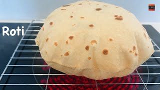 Roti l Chapati l How to make roti on electric stove l Indian flat bread recipe [upl. by Dincolo899]