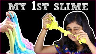 How To Make SLIME  My 1st SLIME  Hit or Miss  MyMissAnand [upl. by Azila]