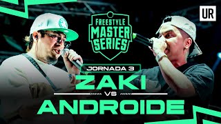 ZAKI VS ANDROIDE  FMSCARIBE 2023 Jornada 3  Urban Roosters [upl. by Binky]