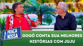 Gogó conta sua melhores histórias com juju  A Praça É Nossa 181018 [upl. by Anyela]