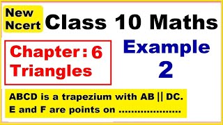 Class 10 Maths  Chapter 6  Example 2  Triangles  NEW NCERT  Ranveer Maths 10 [upl. by Nyrad]