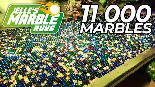 INCREDIBLE Marble Run Machine with 11000 Marbles [upl. by Aneelehs]