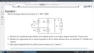 Correction exercice1  Redresseur [upl. by Lancey471]