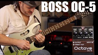 BOSS OC5 Demo 3 Cool Octave Tricks [upl. by Aihseya]