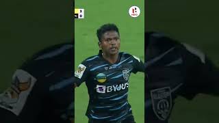 Vincy Barrettos leftfooted 🚀 🆚 HyderabadFC 🔥 HFCKBFC HeroISL KeralaBlastersFC shorts [upl. by Lentha330]