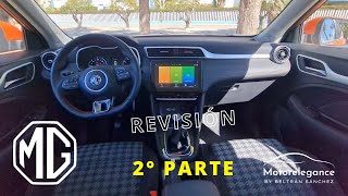 MG ZS  2023  Review en Español 2º Parte espacio interior luces tecnología maletero etc [upl. by Morocco]