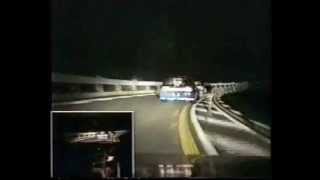 Touge race Civic EF3 vs AE86 Insane speed [upl. by Ellevehs]