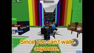 How to walk in difficulty fling  How to get pass the red wall and more Roblox Already patch [upl. by Lledrac]