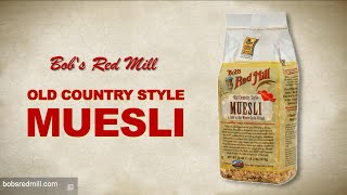 Old Country Style Muesli  Bobs Red Mill [upl. by Celio]