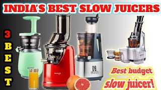 BEST SLOW JUICER IN INDIA 2022  KUVINGS B1700✓ HESTIA NUTRI MAX✓ HUROM  BEST BUDGET SLOW JUICER [upl. by Adnavoj]