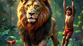 jungle book Mowgli new storySimba and mowglKaa mowglistorylineonline5mowgli powerkids [upl. by Ecyar]