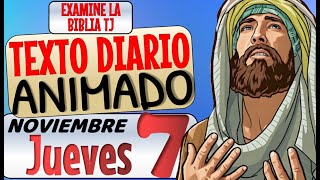 JW TEXTO DIARIO ANIMADO DE HOY 🔵 NADIE PERDONA COMO JEHOVÁ ✅ EXAMINE LA BIBLIA TJ [upl. by Najar]